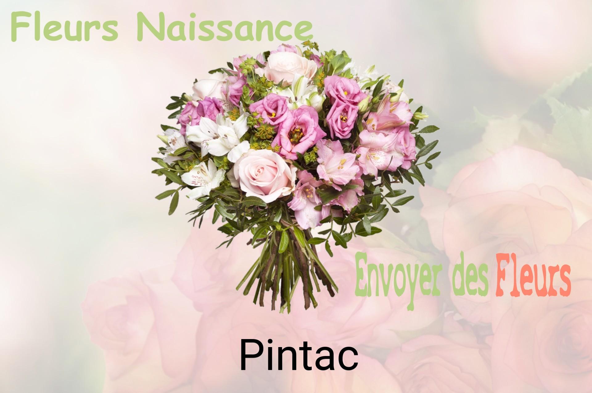 Bouquet de fleurs de naissance livré à Pintac